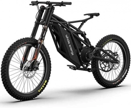 QZ Electric Bike QZ Adult Electric Mountain Bike, All-Terrain Off-Road Snow Electric Motorcycle, Equipped with 48v20AH x -21700 Li-Battery Innovation Cruiser Bicycle (Color : Black)