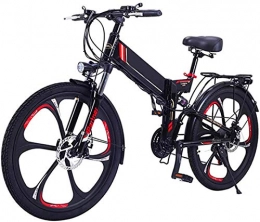 RDJM Electric Bike RDJM Ebikes, 26" Electric Bike for Adults, Electric Mountain Bike / Electric Commuting Bike with Removable 48V 8AH / 10.4AH Battery, And Professional 21 Speed Gears 350W Motor+Hydraulic Oil Brake