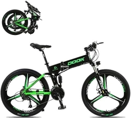 RDJM Bike RDJM Ebikes, 26-In Folding Electric Bike for Adult with 250W36V8A Lithium Battery 27-Speed Aluminum Alloy Cross-Country E-Bike with LCD Display Load 150 Kg Electric Bicycle with Double Disc Brake
