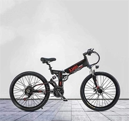 RDJM Electric Bike RDJM Ebikes, 26 Inch Adult Foldable Electric Mountain Bike, 48V Lithium Battery, Aluminum Alloy Multi-Link Off-Road Electric Bicycle, 21 Speed (Color : A)