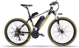 RDJM Electric Bike RDJM Ebikes, 26 inch Electric Bikes Bike Bicycle, 48V / 10A Lithium battery power Bikes Outdoor Cycling Travel Work Adult (Color : Yellow)