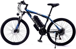 RDJM Electric Bike RDJM Ebikes, 26 Inch Mountain Electric Bicycle 36V250W8AH Aluminum Alloy Variable Speed Dual Disc Brake 5-Speed Off-Road Battery Assisted Bicycle Load 150Kg (Color : Black)
