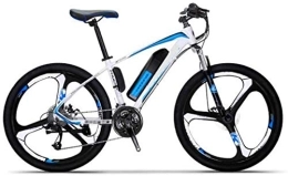 RDJM Electric Bike RDJM Ebikes, 26 inch Mountain Electric Bikes, bold suspension fork Aluminum alloy boost Bicycle Adult Cycling (Color : Blue)