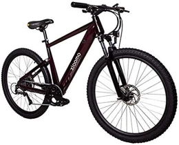 RDJM Electric Bike RDJM Ebikes, 27.5" Electrically Assisted Bike, 250W 36V / 10.4Ah Lithium-ion Battery Built Into The Frame, Double Disc Brakes, Black