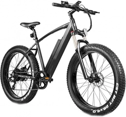 RDJM Electric Bike RDJM Ebikes, 4.0 Fat Tire Electric Bicycle 26inch 48V 500W Mountain Snow Electric Bikes for Adults Suspension Shock Absorber Fork Rebound Lock Out 7-Speed Gear Shifts Recharge System