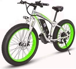 RDJM Electric Bike RDJM Ebikes Desert Snow Bike 48V1000W Electric Bicycle.17.5AH Lithium Battery, 4.0 Inch Tire Hard Tail Bicycle, Adult Male Off-Road (Color : B)