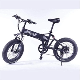 RDJM Electric Bike RDJM Ebikes, Electric Bicycle Folding Snow Lithium Battery Wide Tire Electric Bicycle Adult Commuter Fitness Aluminum Alloy 350W (Color : Gray, Size : 36V)