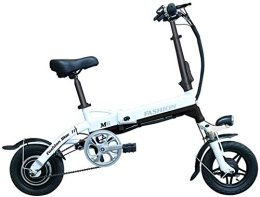 RDJM Bike RDJM Ebikes, Electric Bike Foldable Electric Bike with 250W Motor, 36V 6Ah Battery Smart Display Dual Disc Brake And Three Working Modes (Color : Black)
