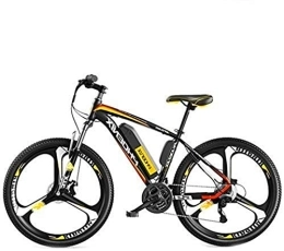RDJM Electric Bike RDJM Ebikes, Electric Bikes For Adult, Mens Mountain Bike, High Steel Carbon Ebikes Bicycles All Terrain, 26" 36V 250W Removable Lithium-Ion Battery Bicycle Ebike (Color : Yellow)