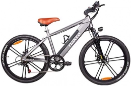 RDJM Electric Bike RDJM Ebikes, Electric pedal bicycle, fat adult electric mountain bike 6-speed 26-inch magnesium alloy shock absorber front fork, 48V / 10AH battery, 350W motor hybrid power up to 70km