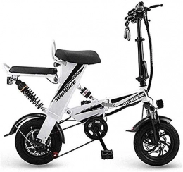 RDJM Electric Bike RDJM Ebikes, Fast Electric Bikes for Adults Folding Electric Bike, Maximum Speed 30 KM / H with 12 Inch Wheels Portable Mini and Small Folding Lithium Battery for Men And Women
