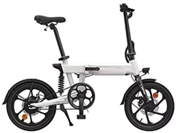 RDJM Bike RDJM Ebikes, Folding Electric Bike 36V 10Ah Lithium Battery 16 Inch Bicycle Ebike 250W Electric Moped Electric Mountain Bicycles (Color : White)