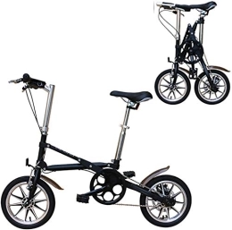 RDJM Bike RDJM Electric Bike, 14" Electric Bicycle, Small Bicycle, 250W Foldable City Electric Bicycle, Detachable Battery, Three Modes, Maximum Speed 25Km / H, 36V / 8AH Lithium Battery, Black (Color : Black)
