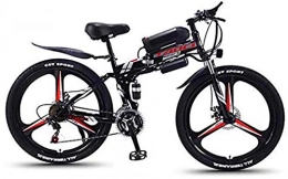 RDJM Electric Bike RDJM Electric Bike 26'' Electric Bike Foldable Mountain Bicycle for Adults 36V 350W 13AH Removable Lithium-Ion Battery E-Bike Fat Tire Double Disc Brakes LED Light