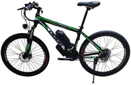 RDJM Electric Bike RDJM Electric Bike 26 Inch Mountain Electric Bicycle 36V250W8AH Aluminum Alloy Variable Speed Dual Disc Brake 5-Speed Off-Road Battery Assisted Bicycle Load 150Kg (Color : Green)