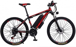 RDJM Electric Bike RDJM Electric Bike Adult 26 Inch Electric Mountain Bike, 36V 13.6AH Lithium Battery Electric Bicycle, With Car Lock / Fender / Span Beam Bag / Flashlight / Inflator (Color : A, Size : 21 speed)