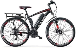 RDJM Bike RDJM Electric Bike, Adult 26 Inch Electric Mountain Bike, 36V Lithium Battery, 27 Speed High-Carbon Steel Offroad Electric Bicycle (Color : A, Size : 35KM)