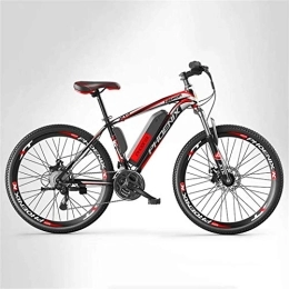 RDJM Electric Bike RDJM Electric Bike, Adult Mens Mountain Electric Bike, 250W Electric Bikes, 27 speed Off-Road Electric Bicycle, 36V Lithium Battery, 26 Inch Wheels (Color : A, Size : 10AH)