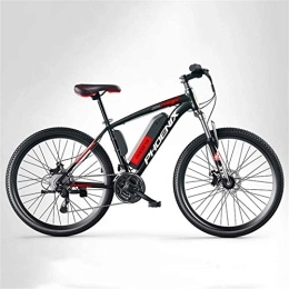 RDJM Electric Bike RDJM Electric Bike, Adult Mens Mountain Electric Bike, 250W Electric Bikes, 27 speed Off-Road Electric Bicycle, 36V Lithium Battery, 26 Inch Wheels (Color : B, Size : 8AH)