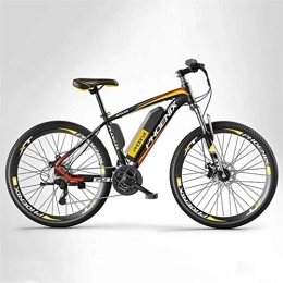 RDJM Electric Bike RDJM Electric Bike, Adult Mountain Electric Bike Mens, 27 speed Off-Road Electric Bicycle, 250W Electric Bikes, 36V Lithium Battery, 26 Inch Wheels (Color : A, Size : 10AH)