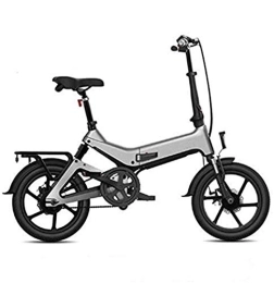 RDJM Electric Bike RDJM Electric Bike, Electric Bike, Folding Electric Bike for Adults 250W 36V with LCD Screen 16Inch Tire Lightweight 17.5Kg / 38.58Lbs Suitable for Men Women City Commuting (Color : Grey)