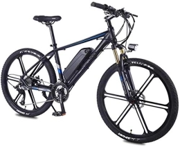 RDJM Electric Bike RDJM Electric Bike, Electric Mountain Bike, 350W 26" Adults Urban E-Bike Removable Lithium Battery 27 Speed Dual Disc Brakes Aluminum Alloy Frame Unisex (Color : Black, Size : 10AH)