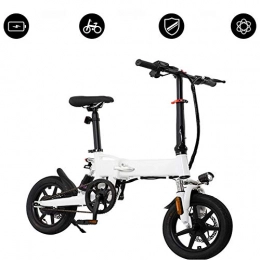 RENDONG Bike RENDONG Electric Bicycle, with LED Headlights Folding Mountain Bike for Adults, Disc Brake 21 Speed Magnesium Alloy Rim