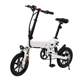 RENDONG Electric Bike RENDONG Folding E-Bikes Shockproof Tire 3 Modes with 250W / 36V Battery Max Speed 25Km / H 14 Inch Wheels for Men Teenagers Outdoor Fitness City Commuting