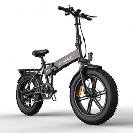 RENSHUYU Bike RENSHUYU Folding bike, with LED light 7-speed Shimano gearshift Off-road tires, electric folding bike Suitable for highways, mountain roads, snow fields, etc.Black,