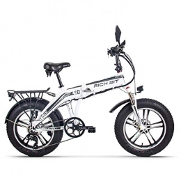 RICH BIT  RICH BIT 016 Electric Folding Bike 20 Inch for Adult 500W Motor Pedal Assist European warehouses 48V 9.6Ah Charging Lithium Battery Shimano 5 Speed Disc Brakes Men Women Male Female