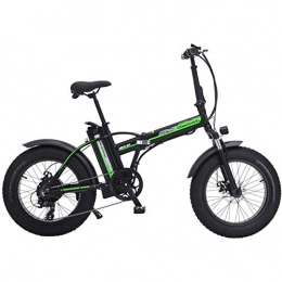Rindasr Bike Rindasr MX20 20 Inch fold Electric Bike, 48V 15Ah Powerful Lithium Battery, 5 gear Assist 3 gear modeMountain BikePower Assist Bicycle (Color : A)