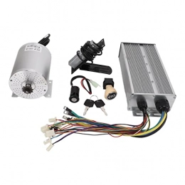 RiToEasysports Brushless Motor Controller Kit,Aluminum 72V 3000W Brushless DC Motor Kit with Controller For Diy Karts, Scooters, Electric Bicycles, Atvs, Motor Bicycles