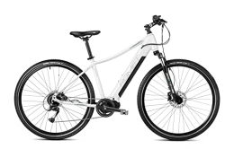 ROMET Bike ROMET E-bike electric cross Orkan F white, 250W Bafang Mid Motor, 80Nm, 480Wh battery, fork SR Suntour NEX E25 DS, SHIMANO Tourney 7 speed, hydraulic brake discs, frame 18'', wheels 28