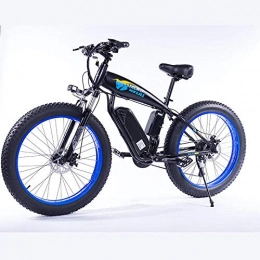 RPHP Bike RPHP Electric bicycle 350W fat tire electric bicycle beach cruiser lightweight folding 48v 15AH lithium battery-36V10AH350W blue