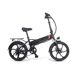 RSGK Electric Bike RSGK Foldable Electric Bicycles, 350W Aluminum Alloy Electric Bicycles with Pedals for Adults and Teenagers, 20-inch Electric Bicycles with 48V / 10.4AH Lithium Ion Batteries