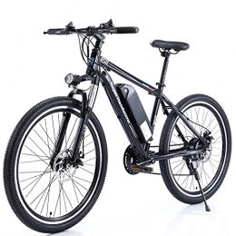 Rstar Electric Bike Rstar Electric Bikewith 26" Tire Electric Mountain Bikes 350W Motor, 21 Speed Gears, Removable 48V 10.5AH Lithium-Ion Battery E-Bike for Adult Men Women