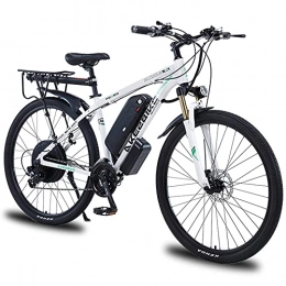 RSTJ-Sjef Electric Bike RSTJ-Sjef 1000W Electric Bike for Adults Electric Mountain Bicycle 29 Inch Ebike with Removable 48V13ah Battery, Professional 21 Speed Gears, White