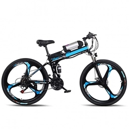 RSTJ-Sjef Electric Bike RSTJ-Sjef 21 Speed Electric Bike, 250W 26 Inch Electric Bicycle E-Bike with Removable 36V 10Ah Lithium-Ion Battery, Folding Electric Assisted Bicycle for Adults, Blue