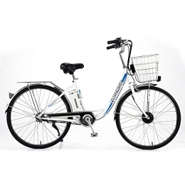 RSTJ-Sjef Bike RSTJ-Sjef Electric Bike for Adults, 350W Electric City Cruiser Bicycle with Removable 38V Lithium Battery, 27 Inch Lectric Commuter Bike, White