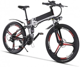 RVTYR Bike RVTYR Electric Bike - Folding Portable eBike For Commuting Leisure Front Rear Suspension, Pedal Assist Unisex Bicycle, 350W / 48V electric bikes for adults