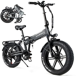 Rymic Bike Rymic Folding Electric Bike for Adults, 250W 26'' Larger Tire Electric Bicycle with Removable 48V 10.4Ah Lithium Battery for Adults, 7 Speed Shifter Electric Bicycle Handle LCD Meter (Black)