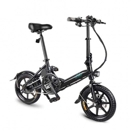 RZBB Electric Bike RZBB Electric Bike Folding For Adult, E-Bike, 14Inch Scooter Electric With Led Headlight, 7.8Ah Folding Electric Bicycle With Disc Brake, Up To 25 Km / H Black