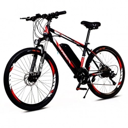S HOME Electric Bike S HOME Fashion 26 Inch Electric Mountain Bike - 250W High Brush Motor, With Removable 36V 8Ah Lithium Ion Battery, 21 Gears, 3 Riding Modes