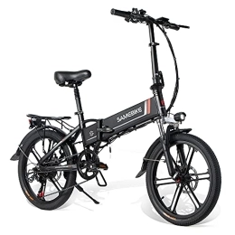 Samebike Electric Bike SAMEBIKE 20LVXD30-II Folding 20" Electric City Bike with Removable 48V 10.4AH Lithium Battery for Adults, Folding Electric Bicycle Commuter Ebike with 7 Speed Shifter Electric Bicycle Quick Delivery