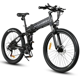 Samebike Electric Bike SAMEBIKE 26'' Electric Bike for Adult, Powerful Electric Bicycle with 48V 10.4Ah Removable Lithium-Ion Battery, Professional Mountain Bike E-Bike, Shimano 3 * 7S (LO26-II-FT-HEI)