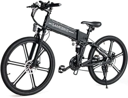 Samebike Electric Bike SAMEBIKE Electric Bicycle for Adults LO26-II 48V 10.4AH Ebike 26 inch Folding Electric Mountain Bikes with SHIMANO 21 Speeds Color LCD Display Black