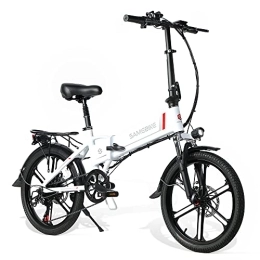 Samebike Bike SAMEBIKE Folding 20" Electric City Bike with Removable 48V 10.4AH Lithium Battery for Adults, Folding Electric Bicycle Commuter Ebike with 7 Speed Shifter Electric Bicycle Quick Delivery