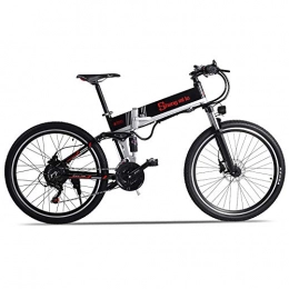 Sheng mi lo Electric Bike Sheng mi lo M80 500W 48V12.8AH Electric Mountain Bike Full Suspension (500w + Spare Battery)
