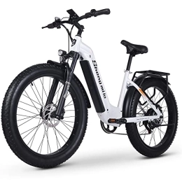 Shengmilo 26-inch 3.0 wide tire electric bicycle powerful Bafang motor 48V lithium battery electric mountain bike-MX06