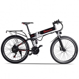 Shengmilo Electric Bike Shengmilo 7 / 15 MX01 / MX02 / M80, Electric Bike, 26inch ebike, Aluminum alloy frame, Man Woman ebike (M80 500w, Black)